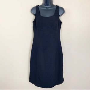 Tahari Black Tank Sheath Dress